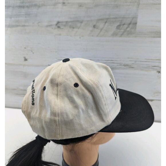 MAFS Manheim Auctions Vintage White and Black Hat Snapback Hat‎ - Picture 7 of 13